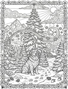 Coloriage Chien 39