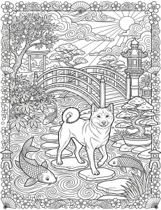 Coloriage Chien 41