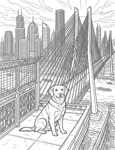 Coloriage Chien 42