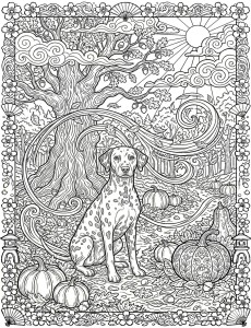 Coloriage Chien 48