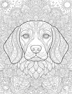 Coloriage Chien 7