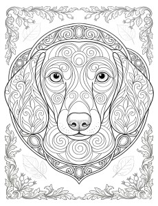 Coloriage Chien 8