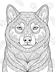 Coloriage Chien 17
