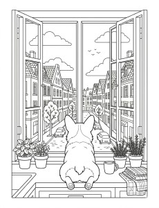 Coloriage Chien 27