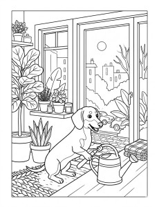 Coloriage Chien 2