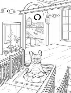 Coloriage Chien 32
