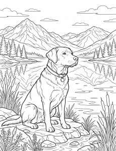 Coloriage Chien 33