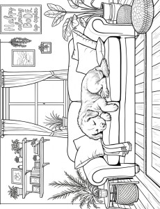 Coloriage Chien 48