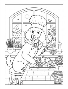 Coloriage Chien 6