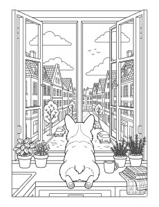 Coloriage Chien 7