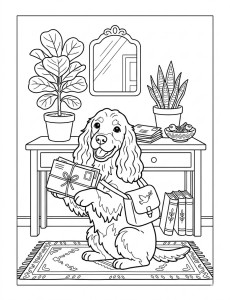Coloriage Chien 8