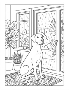 Coloriage Chien 9